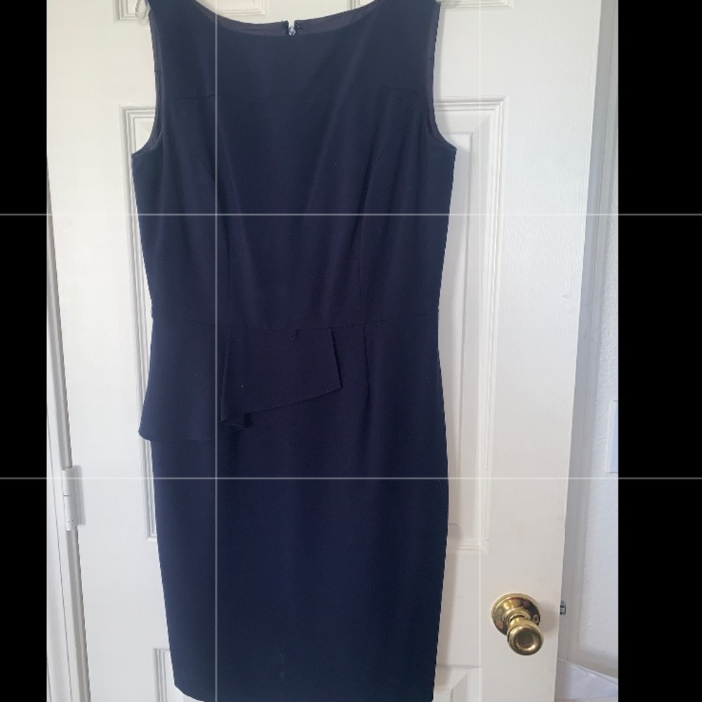 Antonio Melani Navy Blue Work Dress